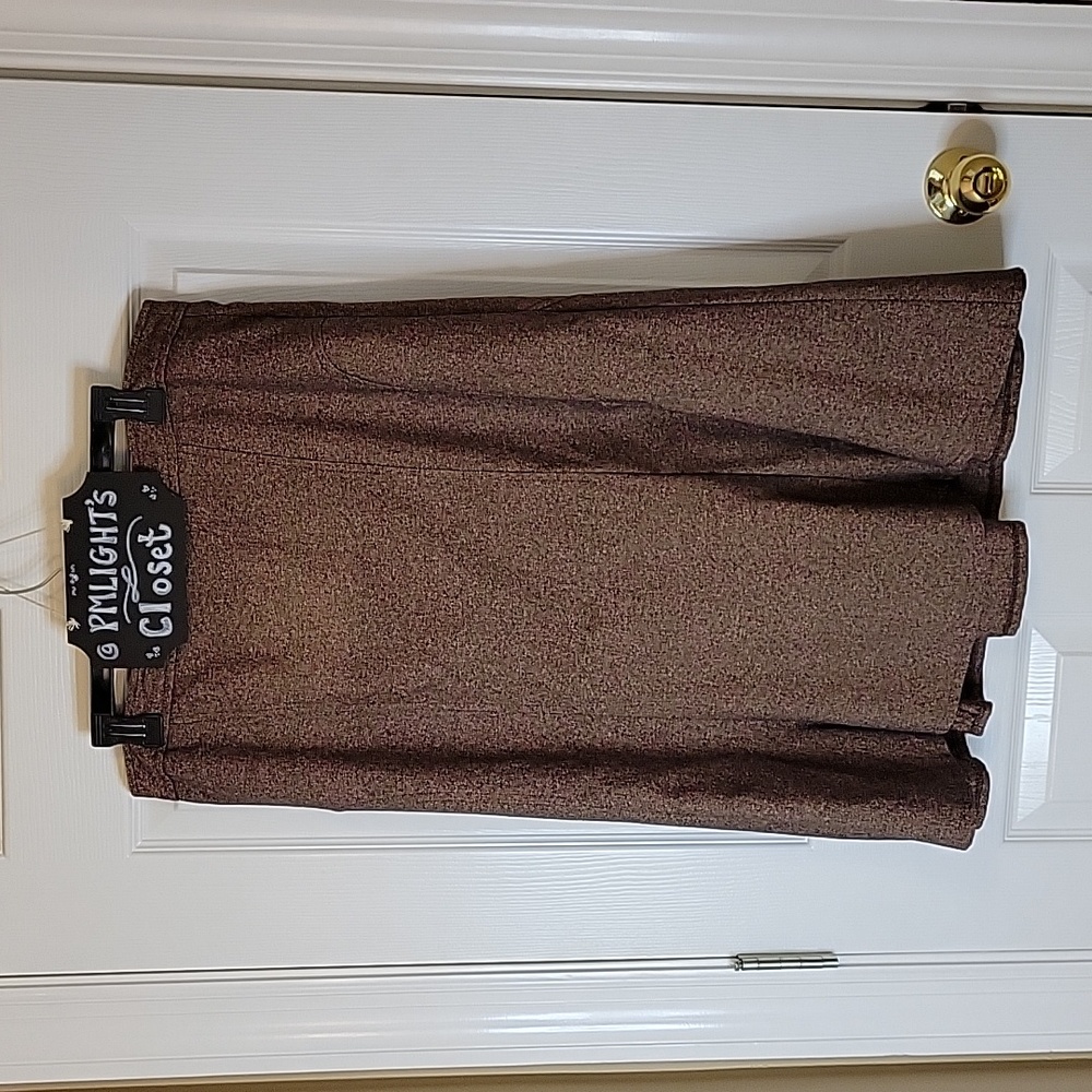 Cato Skirt 14 Brown A-Line